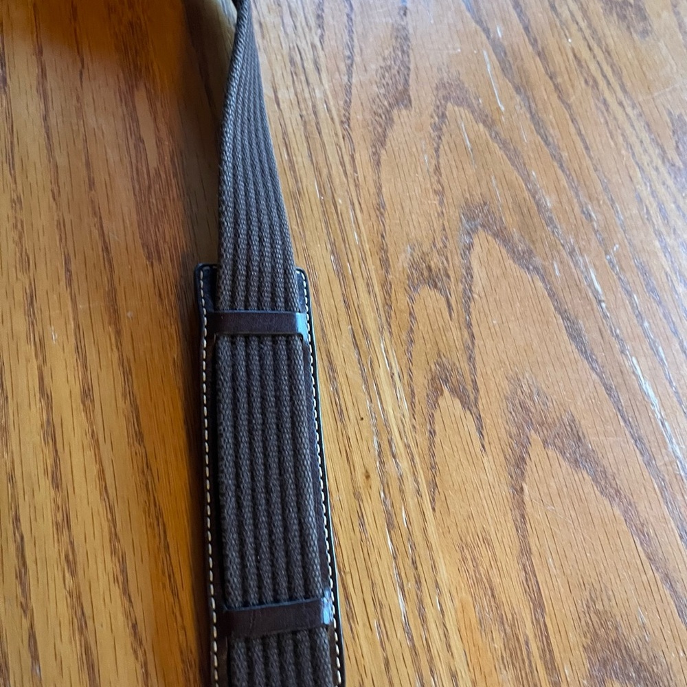 Coach Signature Stripe Python Trim Swingback Cros… - image 6